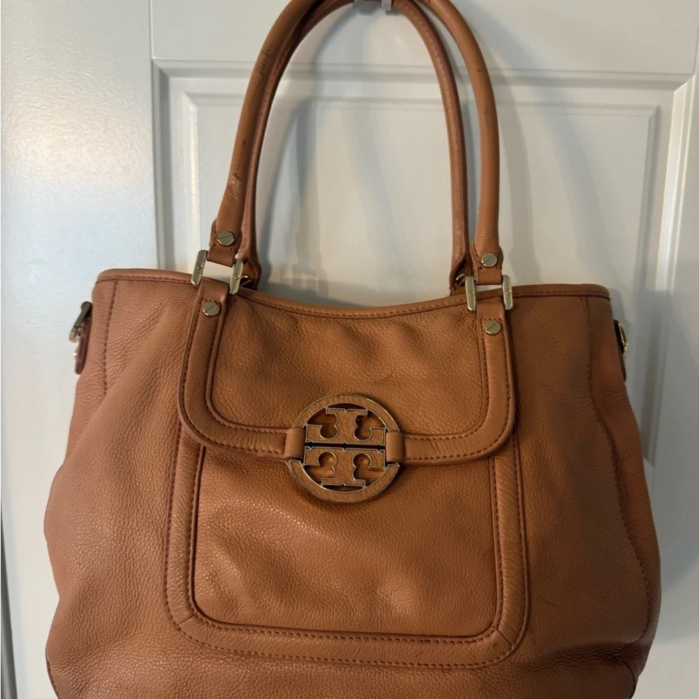 Tory Burch Tan Amanda Leather Tote